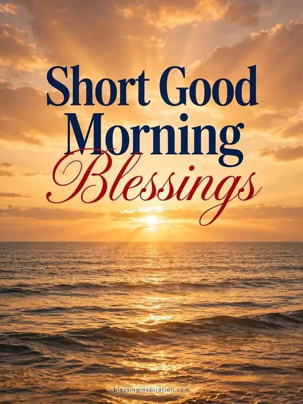 Short Good Morning Prayers and Blessings