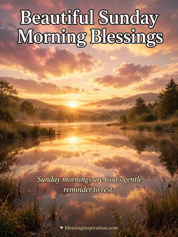 Beautiful Sunday Morning Blessings