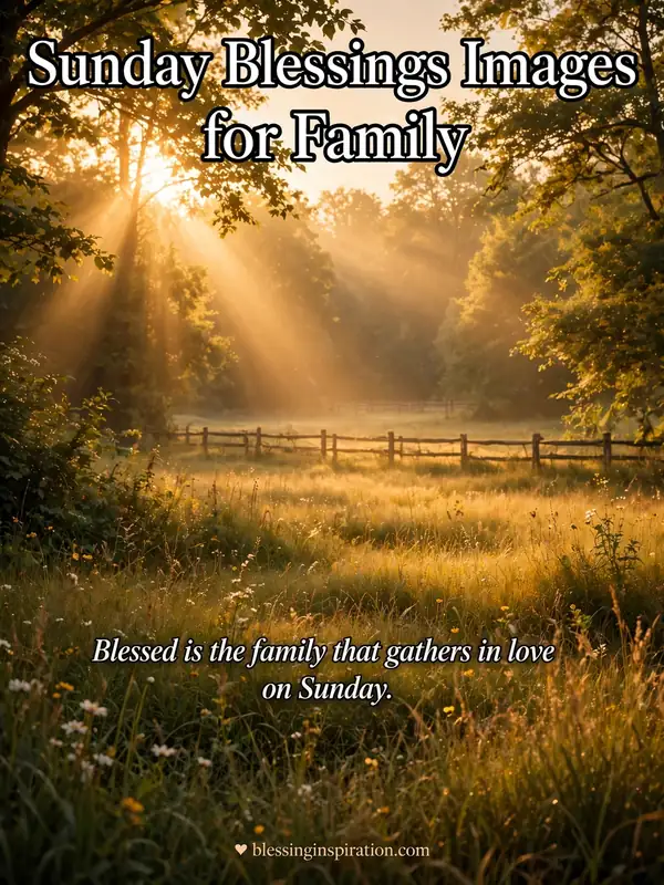 Sunday Blessings Images for Family
