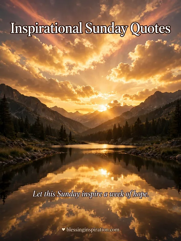 Peaceful Sunday Morning Prayers