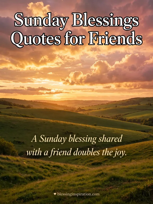 Short Sunday Blessings for Texts