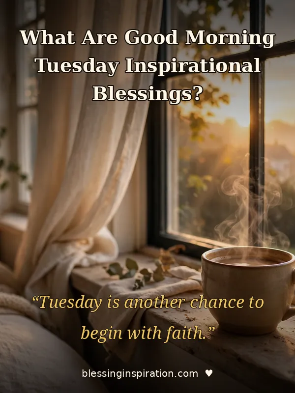 What Are Good Morning Tuesday Inspirational Blessings?