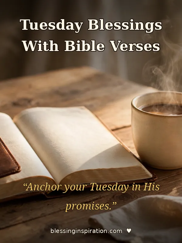 Tuesday Blessings With Bible Verses