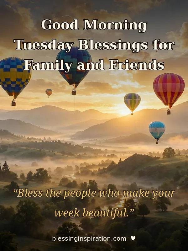 Good Morning Tuesday Blessings for Family and Friends