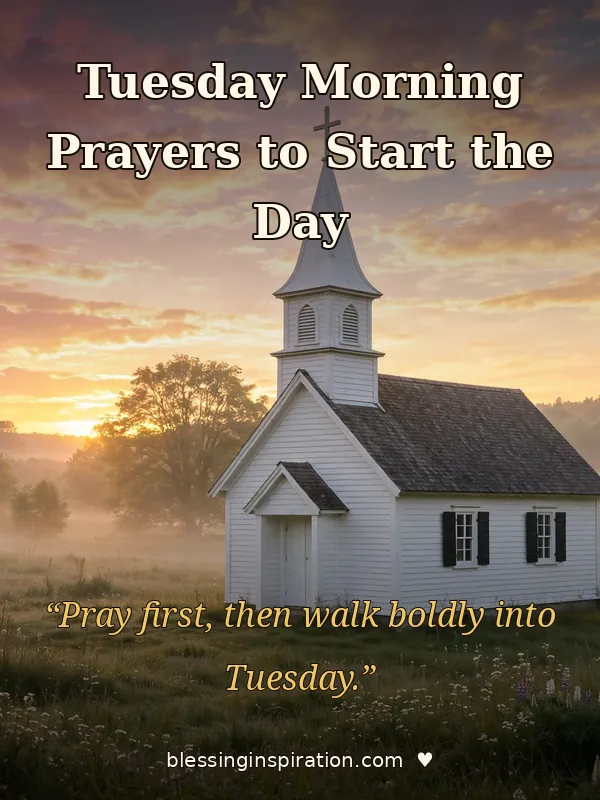 Tuesday Morning Prayers to Start the Day
