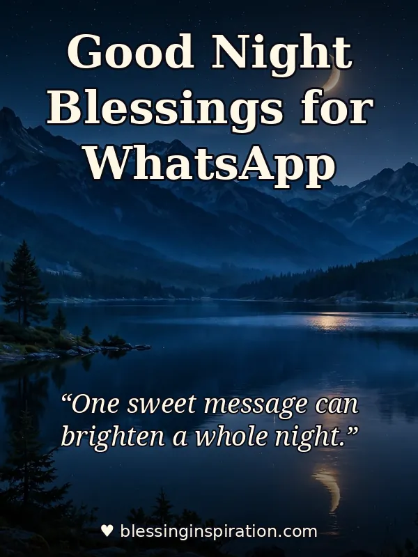 Good Night Blessings With Images for WhatsApp
