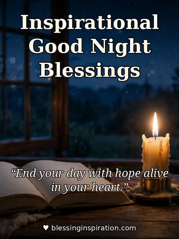 Inspirational Good Night Blessings