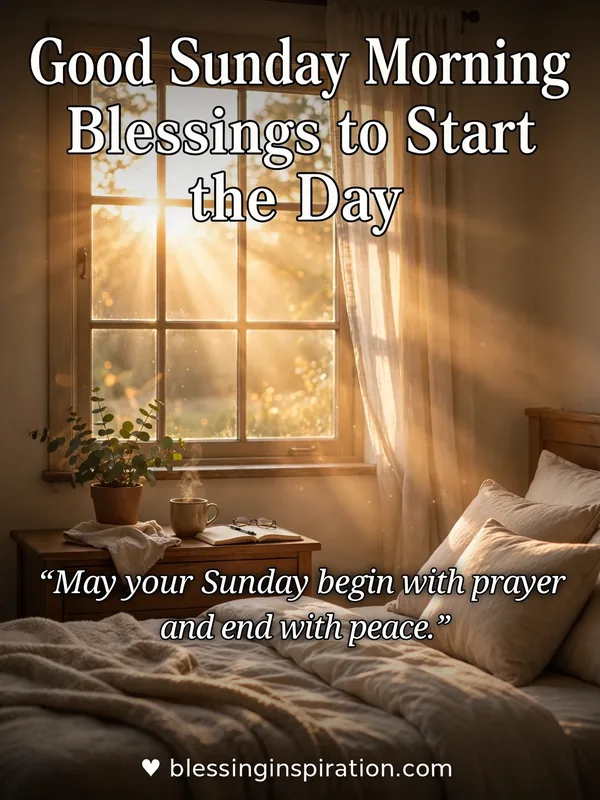 Good Sunday Morning Blessings to Start the Day
