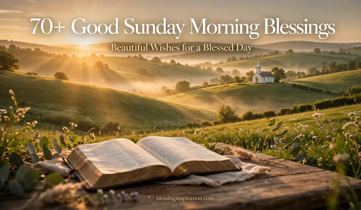 70+ Good Sunday Morning Blessings: Beautiful Wishes for a Blessed Day