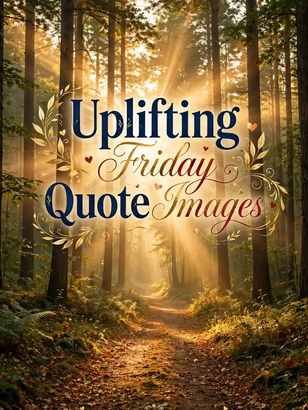 Uplifting Friday Quote Images