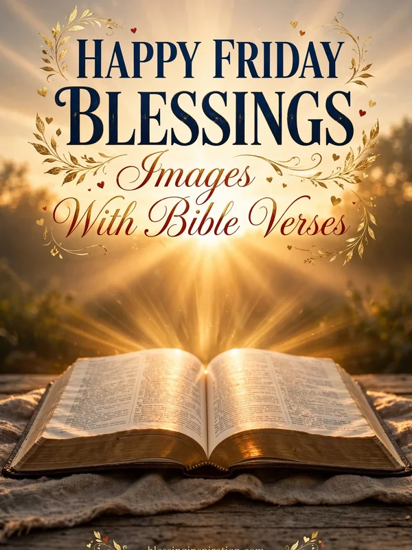 Happy Friday Blessings Images With Bible Verses