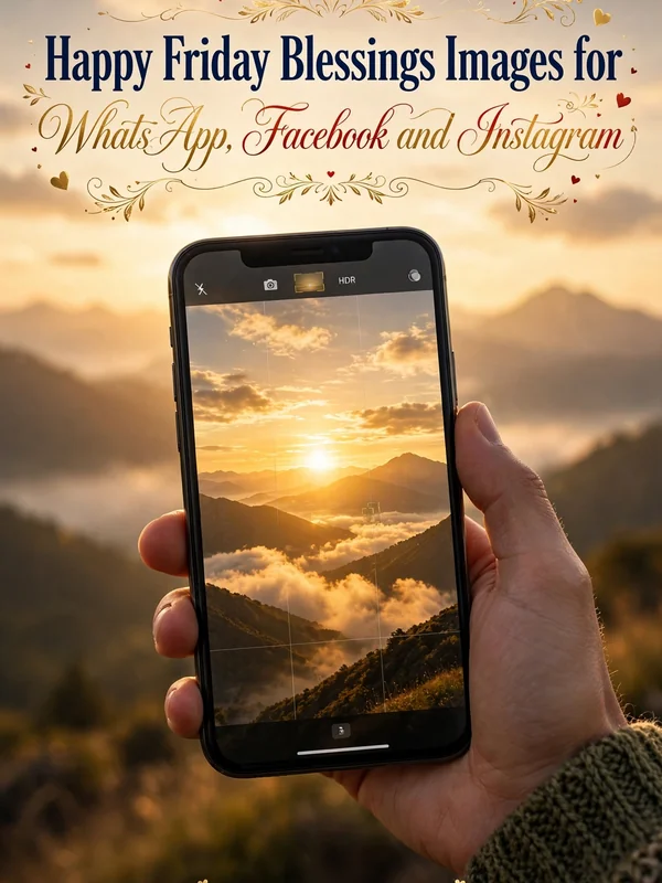 Happy Friday Blessings Images for WhatsApp, Facebook and Instagram