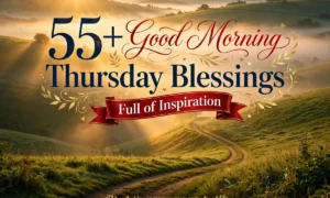 55+ Good Morning Thursday Blessings Full of Inspiration
