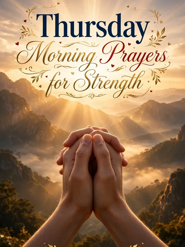 Thursday Morning Prayers for Strength