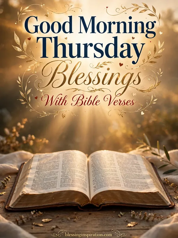 Good Morning Thursday Blessings With Bible Verses