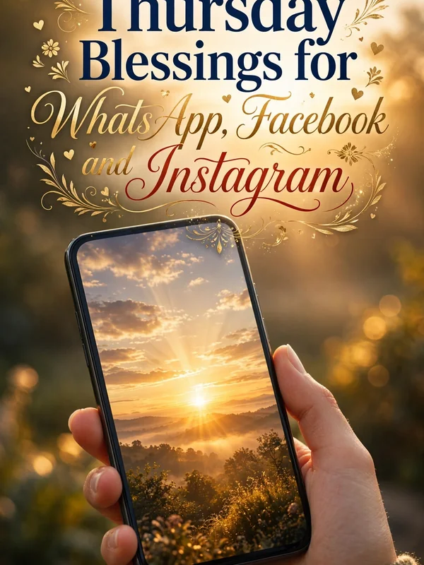 Good Morning Thursday Blessings for WhatsApp, Facebook and Instagram