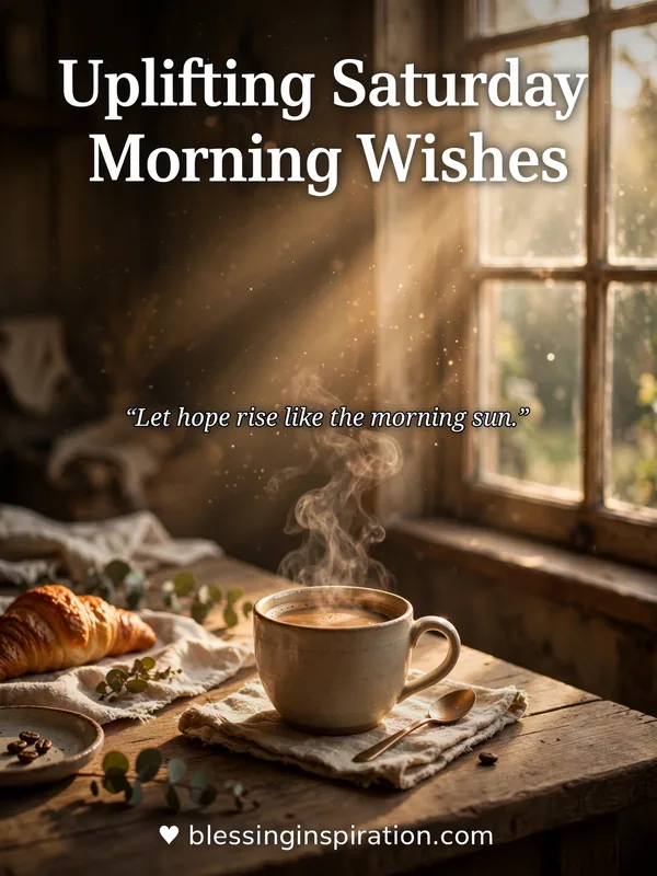 Uplifting Saturday Morning Wishes