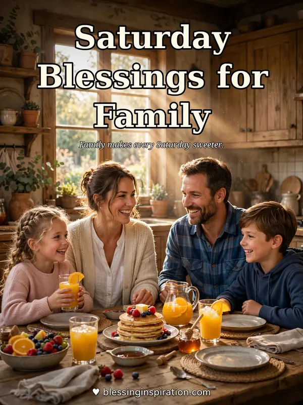 Saturday Blessings for Family