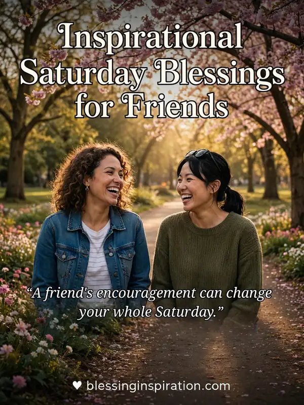 Inspirational Saturday Blessings for Friends