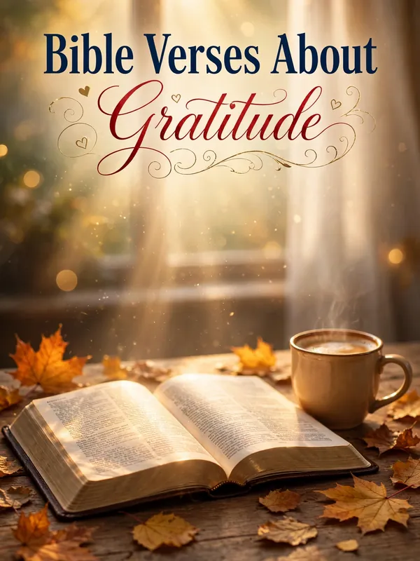 Bible Verses About Gratitude (KJV)