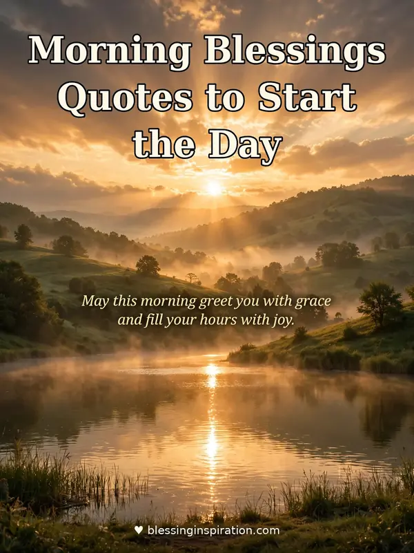 Morning Blessings Quotes to Start the Day