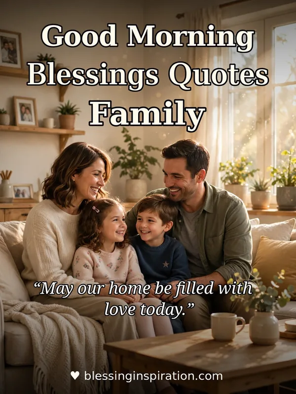 Good Morning Blessings Quotes for Family