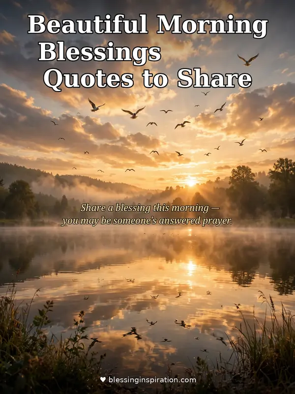 Beautiful Morning Blessings Quotes to Share