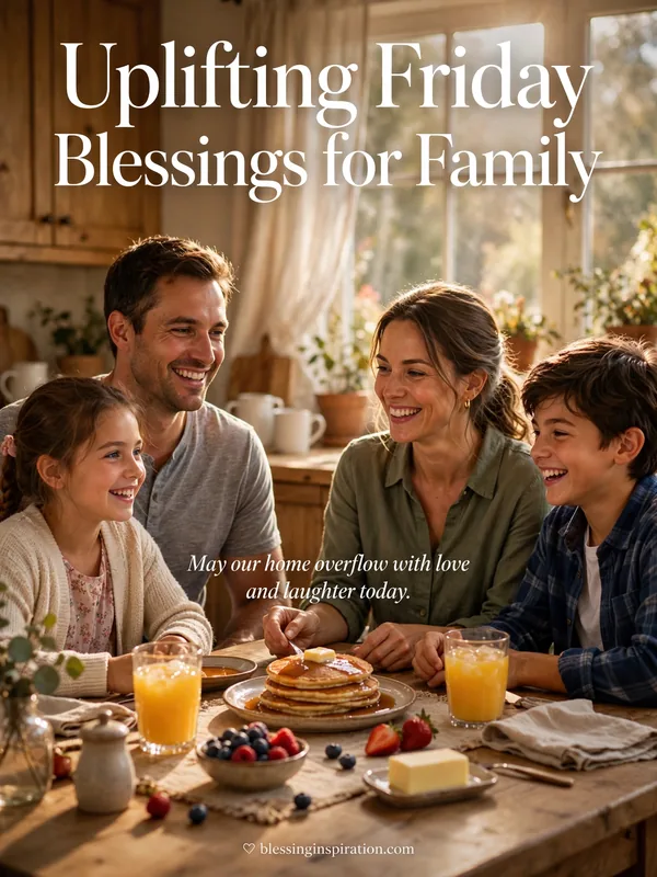 Uplifting Friday Blessings for Family