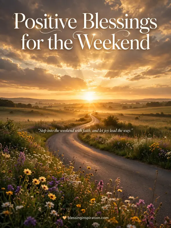 Positive Blessings for the Weekend