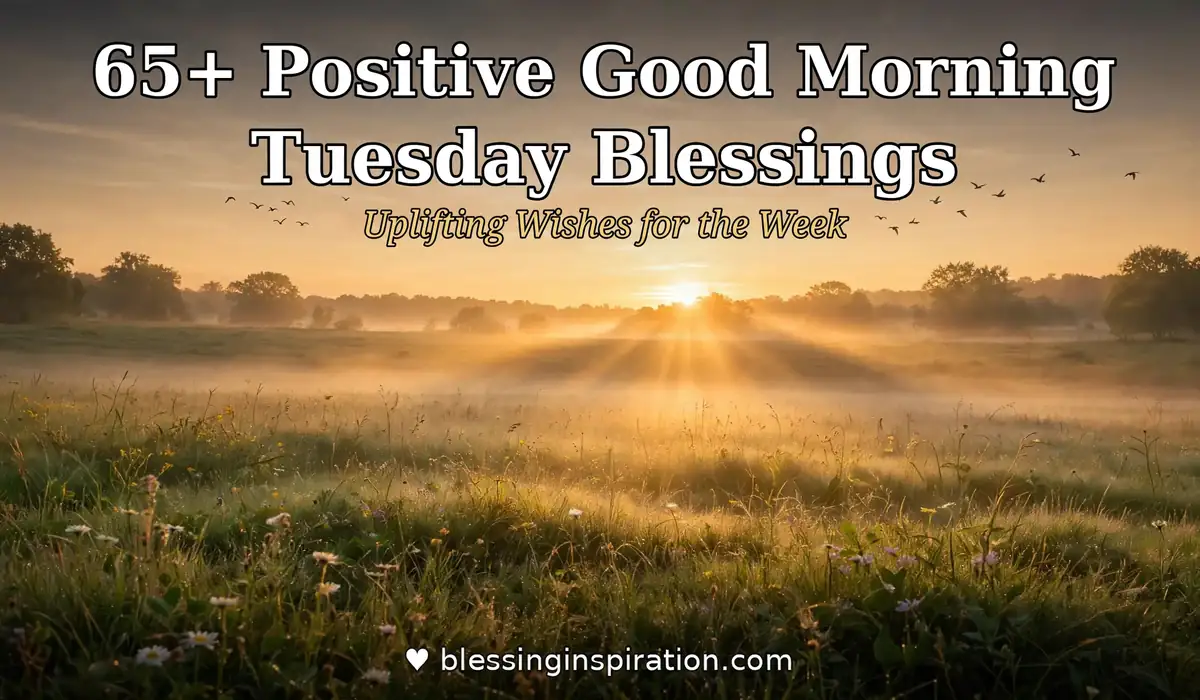 65+ Positive Good Morning Tuesday Blessings: Uplifting Wishes for the Week