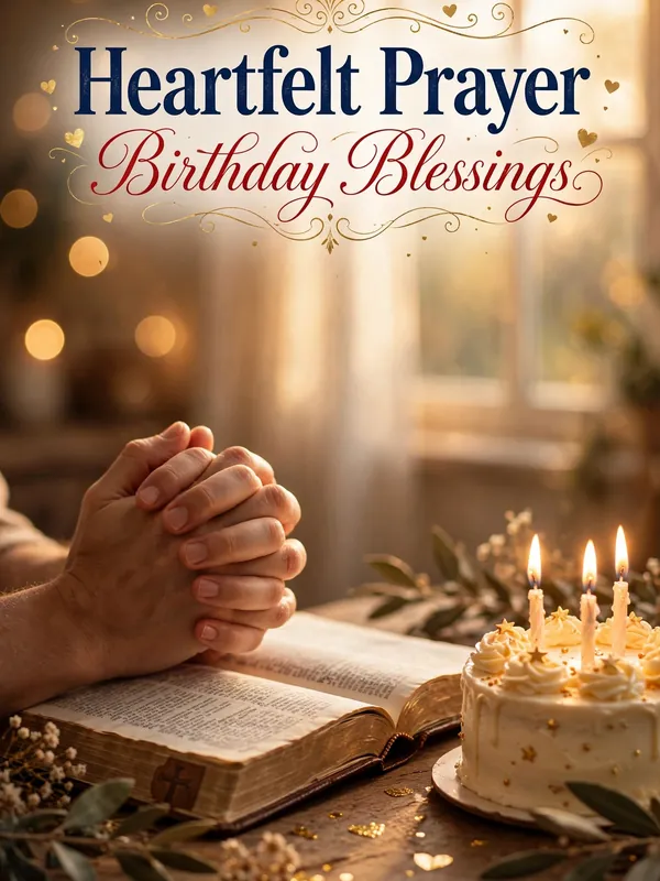 Heartfelt Prayer Birthday Blessings from the Bible
