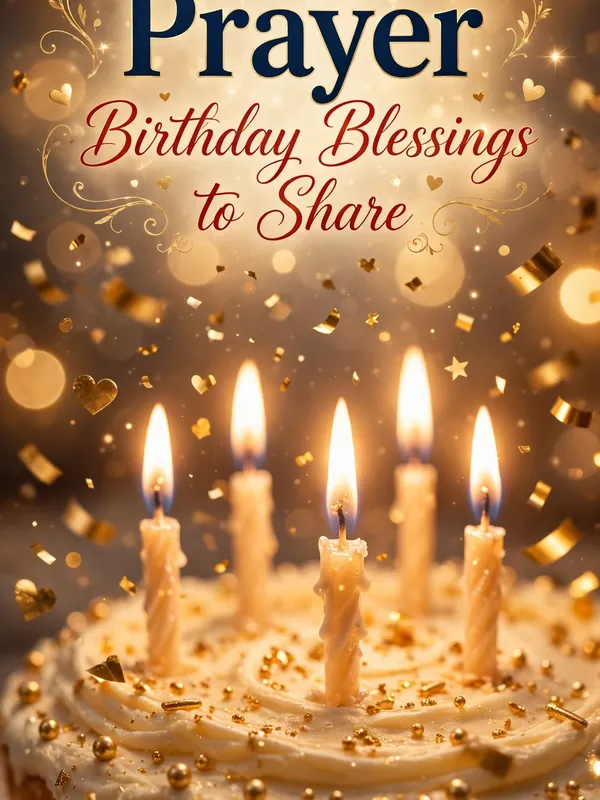 Short Prayer Birthday Blessings to Share