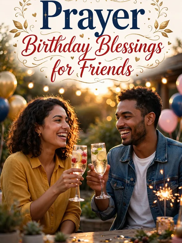 Prayer Birthday Blessings for Friends