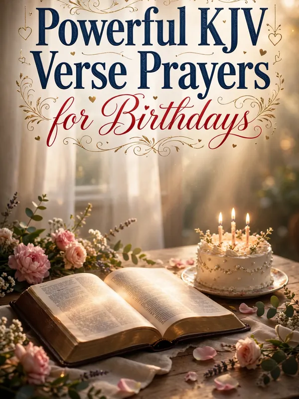 Powerful KJV Verse Prayers for Birthdays