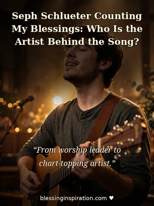 Seph Schlueter Counting My Blessings: Who Is the Artist Behind the Song?