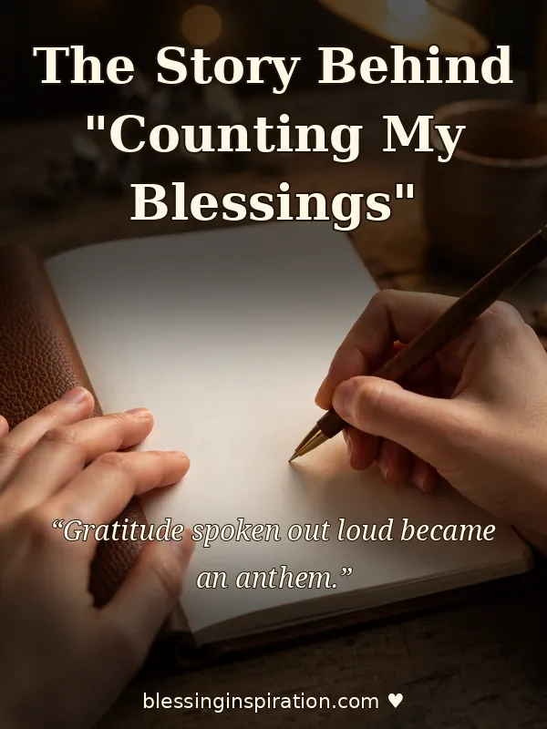 The Story Behind Counting My Blessings