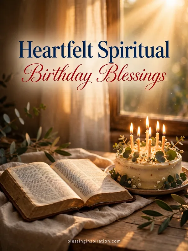 Heartfelt Spiritual Birthday Blessings