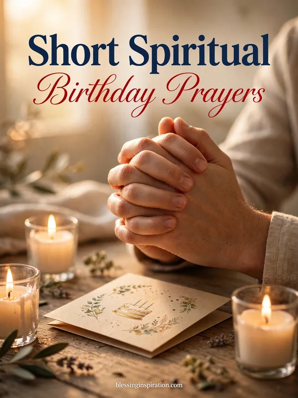 Short Spiritual Birthday Prayers