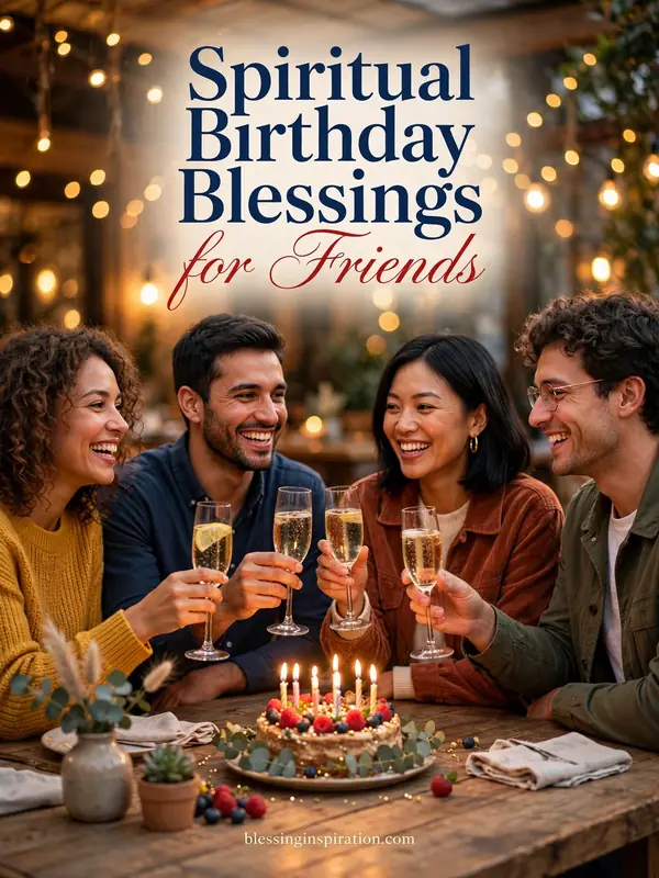 Spiritual Happy Birthday Blessings for Friends