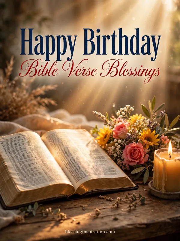 Happy Birthday Bible Verse Blessings