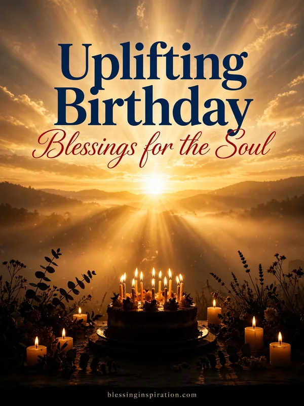Uplifting Spiritual Happy Birthday Blessings for the Soul