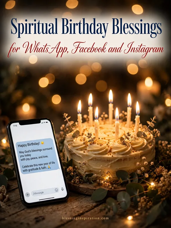 Spiritual Happy Birthday Blessings for WhatsApp, Facebook and Instagram