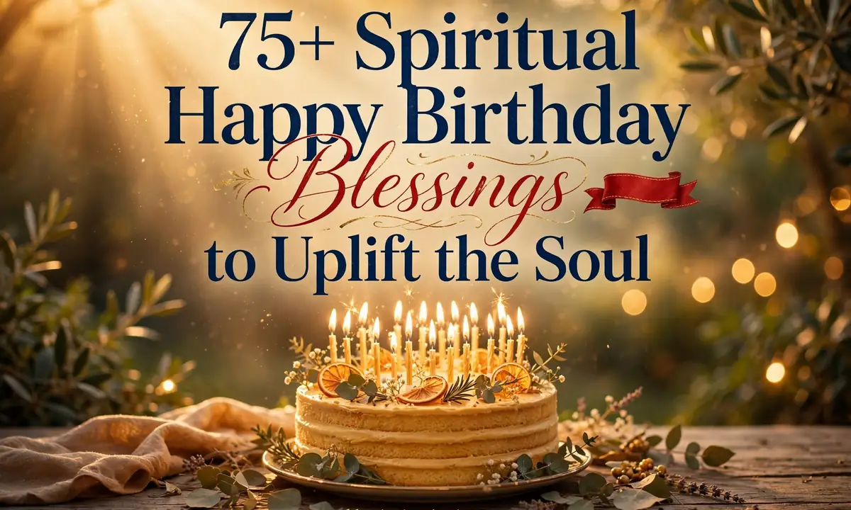 75+ Spiritual Happy Birthday Blessings to Uplift the Soul