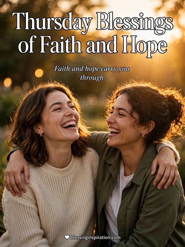 Thursday Blessings of Faith and Hope
