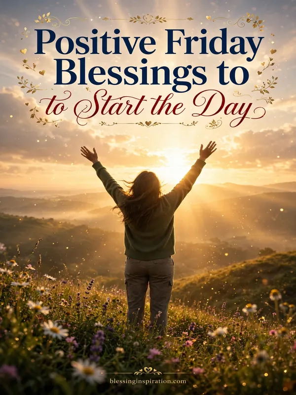 Positive Friday Blessings to Start the Day