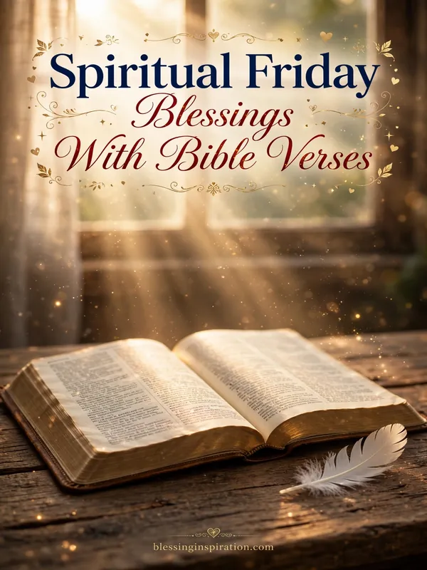 Spiritual Friday Blessings With Bible Verses