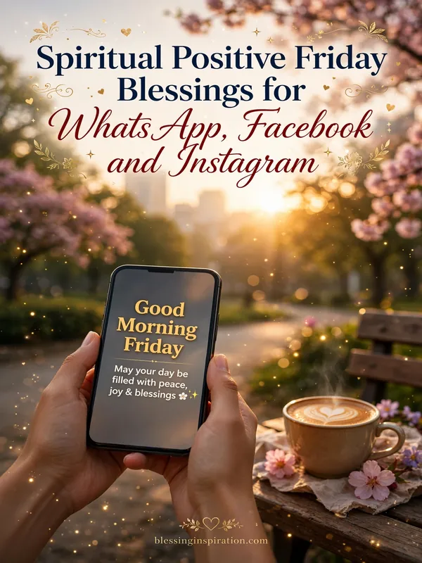 Spiritual Positive Friday Blessings for WhatsApp, Facebook and Instagram