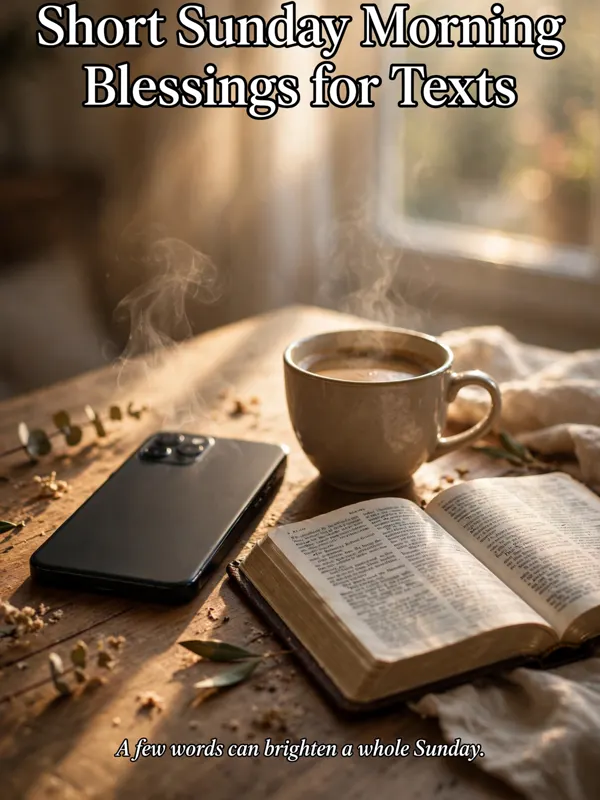 Short Sunday Morning Blessings for Texts
