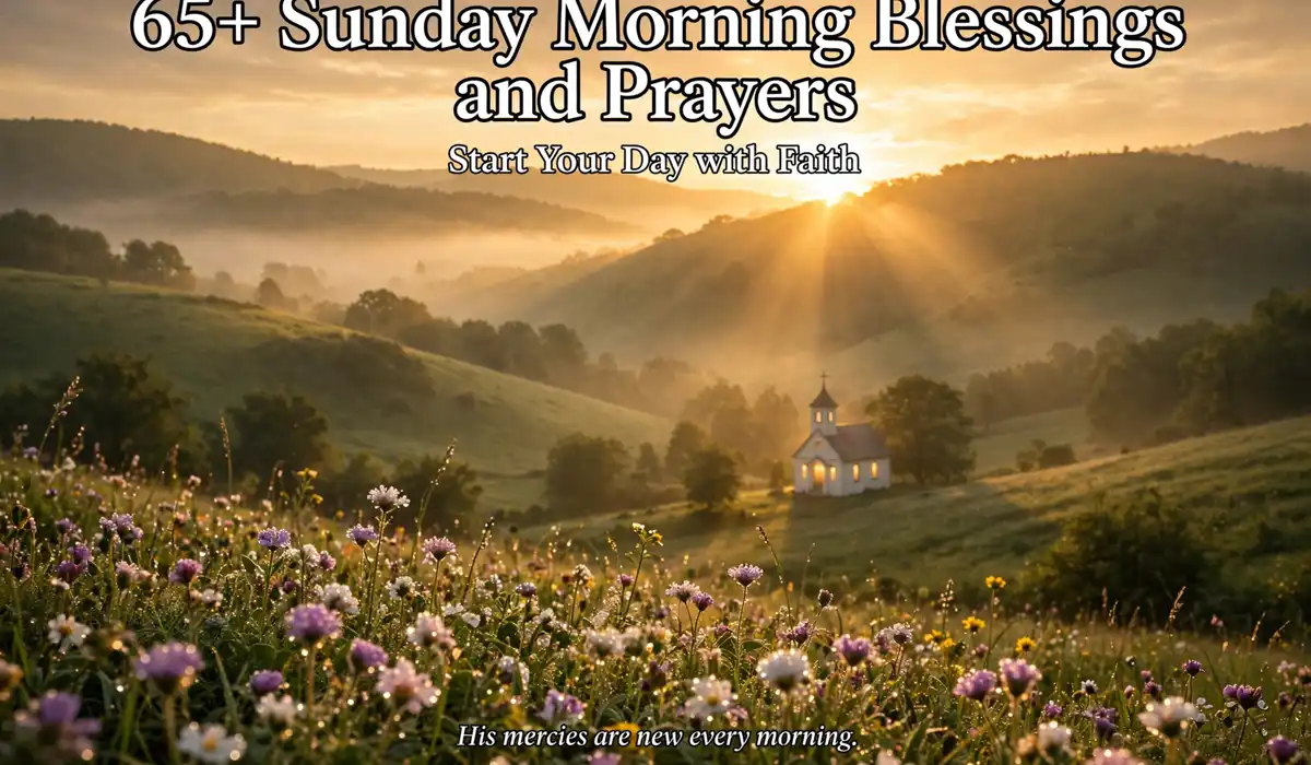65+ Sunday Morning Blessings and Prayers: Start Your Day with Faith