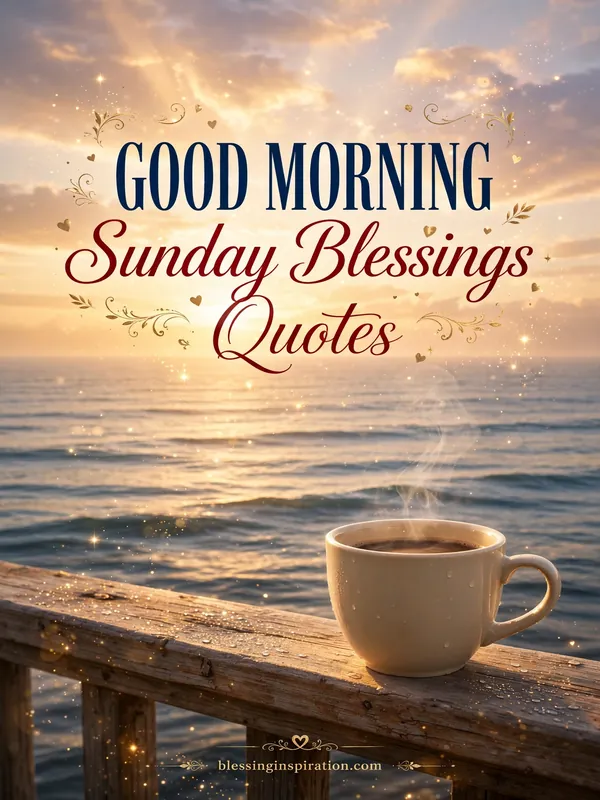 Good Morning Sunday Blessings Quotes